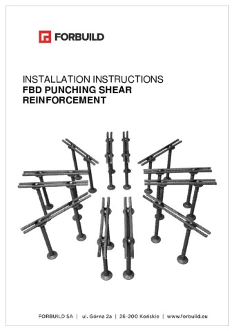Asennusohjeet FBD lävistysraudoitus - EN